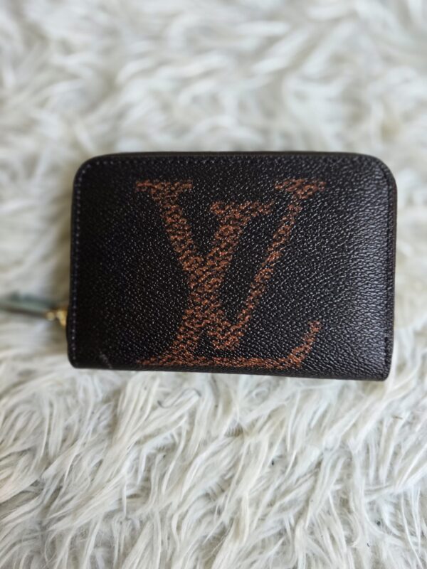 Classy zippy coin pouch – Brown/Gold