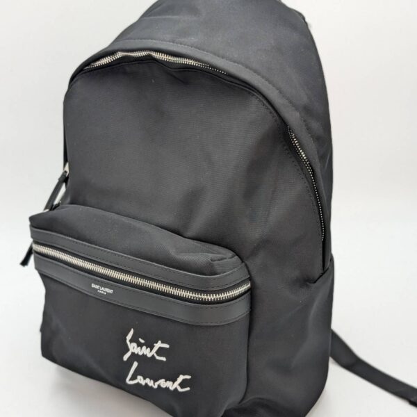 Embroidered City Backpack Canvas