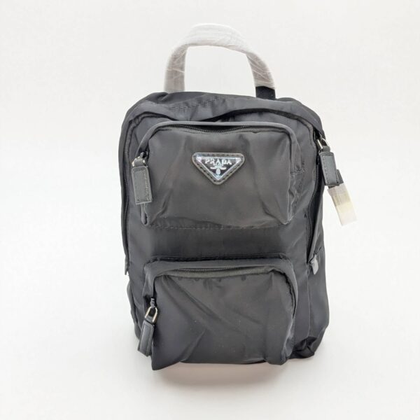 Enamel Triangle-Logo Backpack
