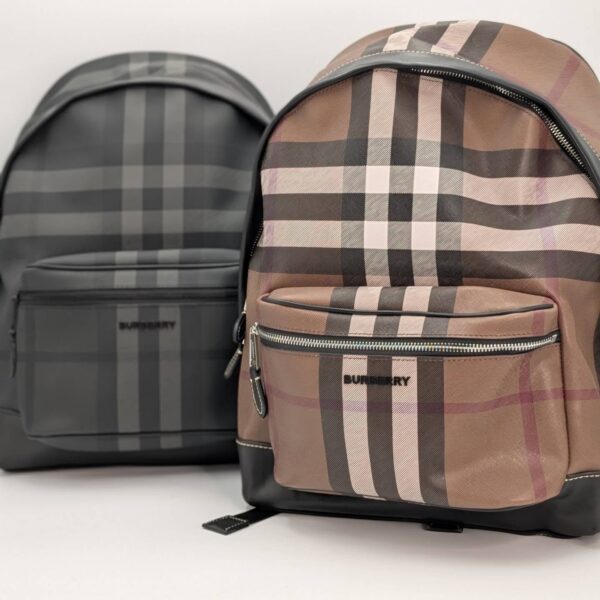 Small Check Backpack