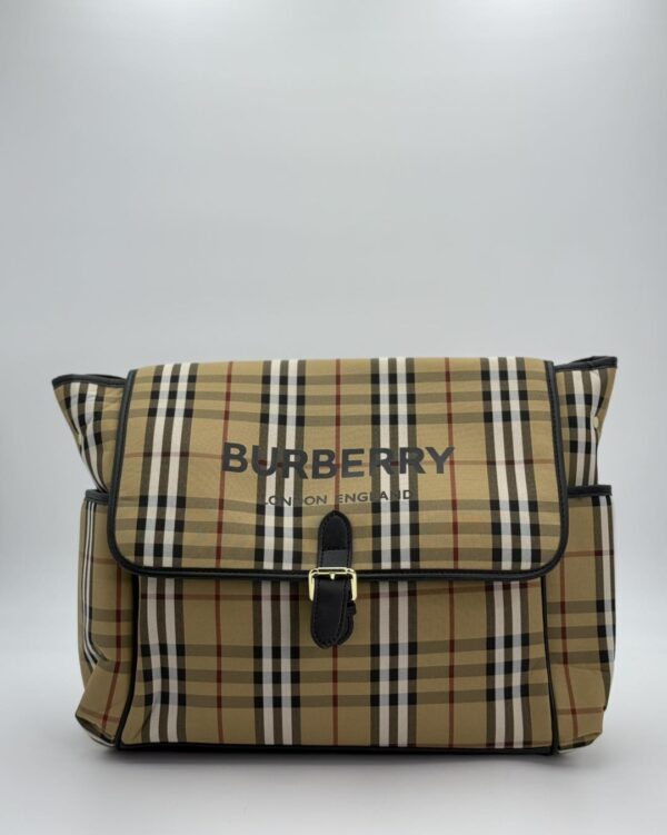 Nylon Mummy Bag With Check Pattern