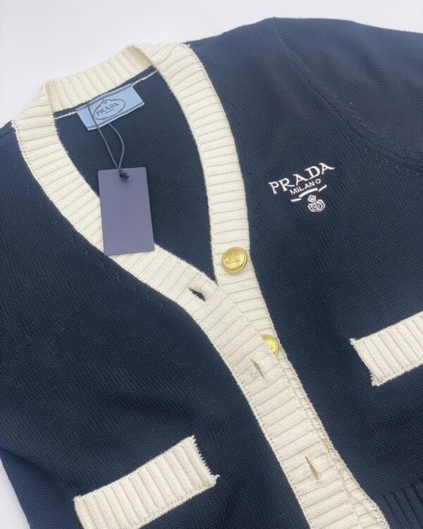 Cropped Cotton Cardigan