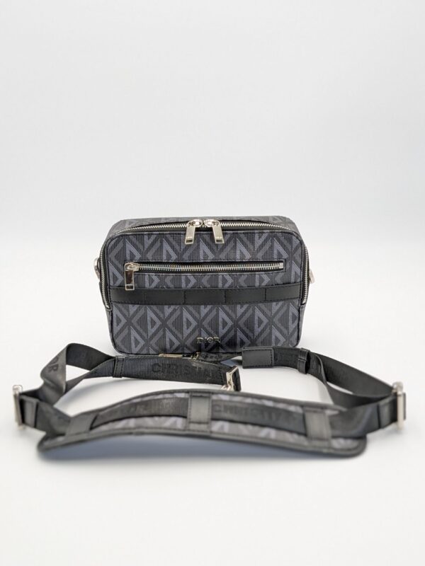 DR Men’s Safari Bag w/ Diamond Print – Black