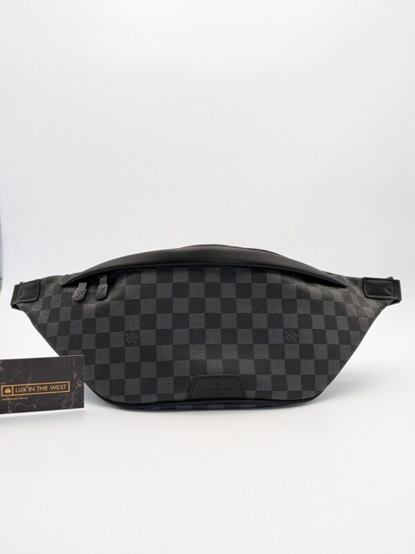 Damier Graphite Discovery Bumbag – Black/Grey