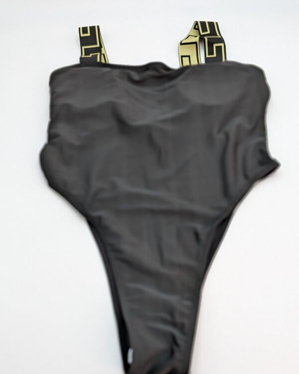 Greca Border One-Piece Swimsuit