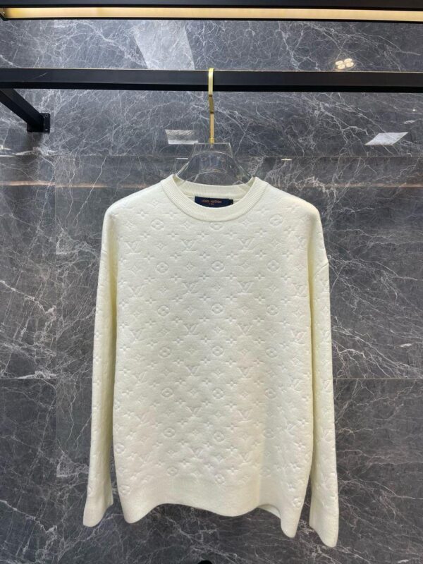 Monogram Embossed Pullover