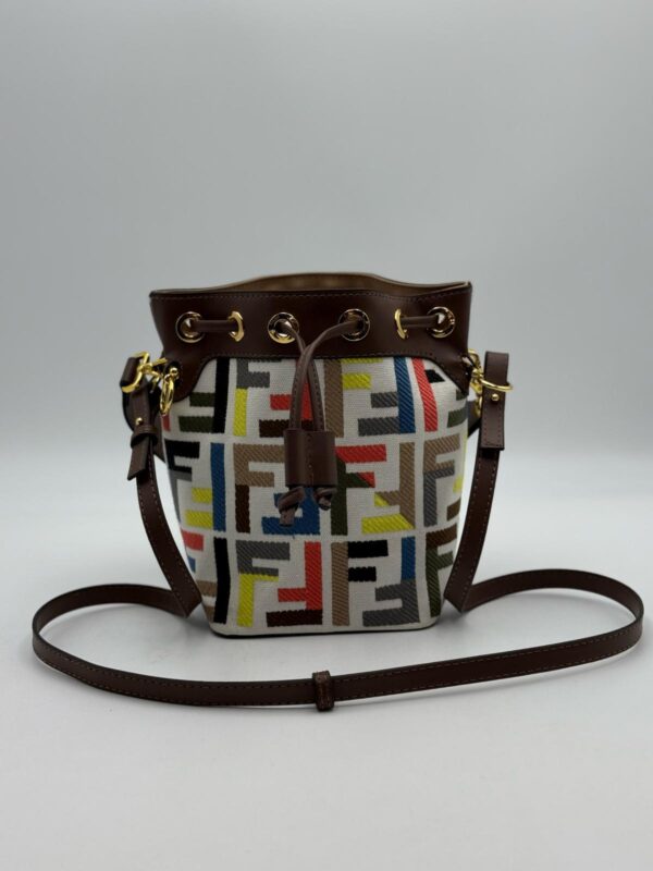 Mon Tresor Multicolor Canvas Mini-Bag